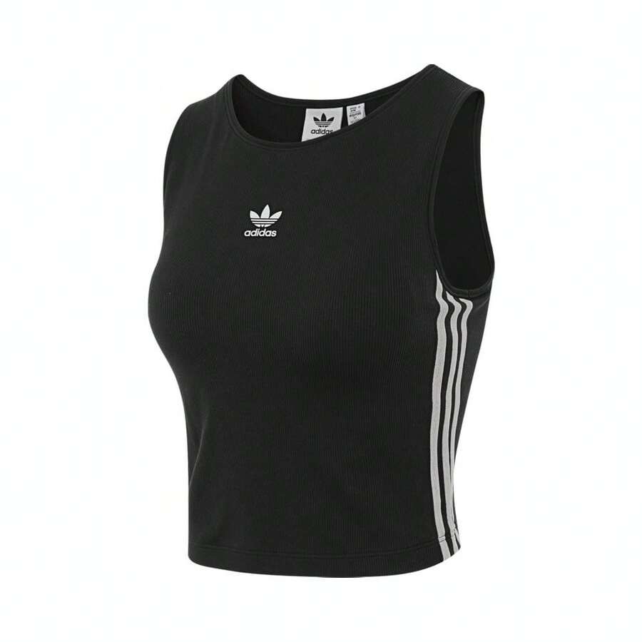 Adidas Originals Women's 3S PAD TANK Casual Tank Top KB6417 - Black - View 1