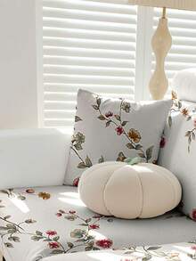 1 件装花朵图案座椅靠垫套，弹力面料，沙发座椅靠垫套，沙发套 - 彩色 - 查看 9