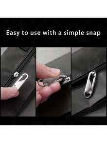 Universal Movable Zipper Pull Tab Universal Zipper Head Repair Replacement Detachable Zipper Accessory Buckle - E-Mixed Color - View 8