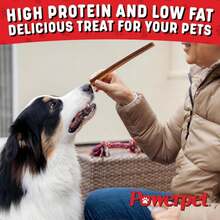 Powerpet 100% Natural Bully Stick - High Protein, Low Fat, Healthy Dog Treats, Long-Lasting Dog Chews, Easily Digestible, Cleans Teeth, Low Odor, for All Breeds &amp; Sizes, 12" - 12 Count - ColorC - Ver 3