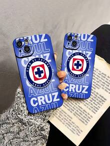 Escudo del club de futbol Cruz Azul color azul.funda de teléfono Fundas compatibles con ,Apple,VIVO,OPPO,,, y Honor.Fabricadas en silicona TPU,ofrecen protección contra golpes y caídas. - Negro - Ver 5