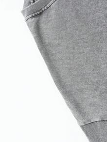 Disney Official Authorization | Women's 100% Washed Cotton Short-Sleeve T-Shirt With Double-Sided Prints Inspired By The Magical World Of Disney. The Design Features A Large Pink Bow As The Centerpiece, Paired With The English Slogan "The Most Magical Place On Earth", And Incorporates Mickey Mouse Head, Star, And Heart Elements, Creating An Overall Sweet And Dreamy Style. The Fabric Is Non-Transparent, Machine Washable, Versatile And Practical, Suitable For Daily Outings And Matching Outfits With Girlfriends. - Grey - View 7