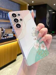 1个镂空花纹安卓手机壳，精准镜头保护，兼容三星Galaxy S25 Ultra/Galaxy S24 Ultra/S24/S23 Ultra/A56 5G/A55 5G/A52s 5G/A26 5G，无图案，Pixel，保护套 - 無色 - 查看 2