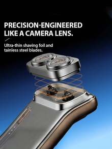 SKYWORTH Creavin/Meizi 鼻毛修剪器 + 电动剃须刀 + 礼盒套装，800mAh 大容量电池，IPX7 级防水，干湿两用，全身可水洗，2 个不锈钢刀片，一键启动，灰色和银色可选 - 彩色 - 查看 8