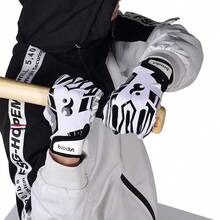 boodun 1 par de guantes deportivos de silicona antideslizantes y duraderos para protección de palmas, para fútbol/béisbol, unisex - Rojo - Ver 8