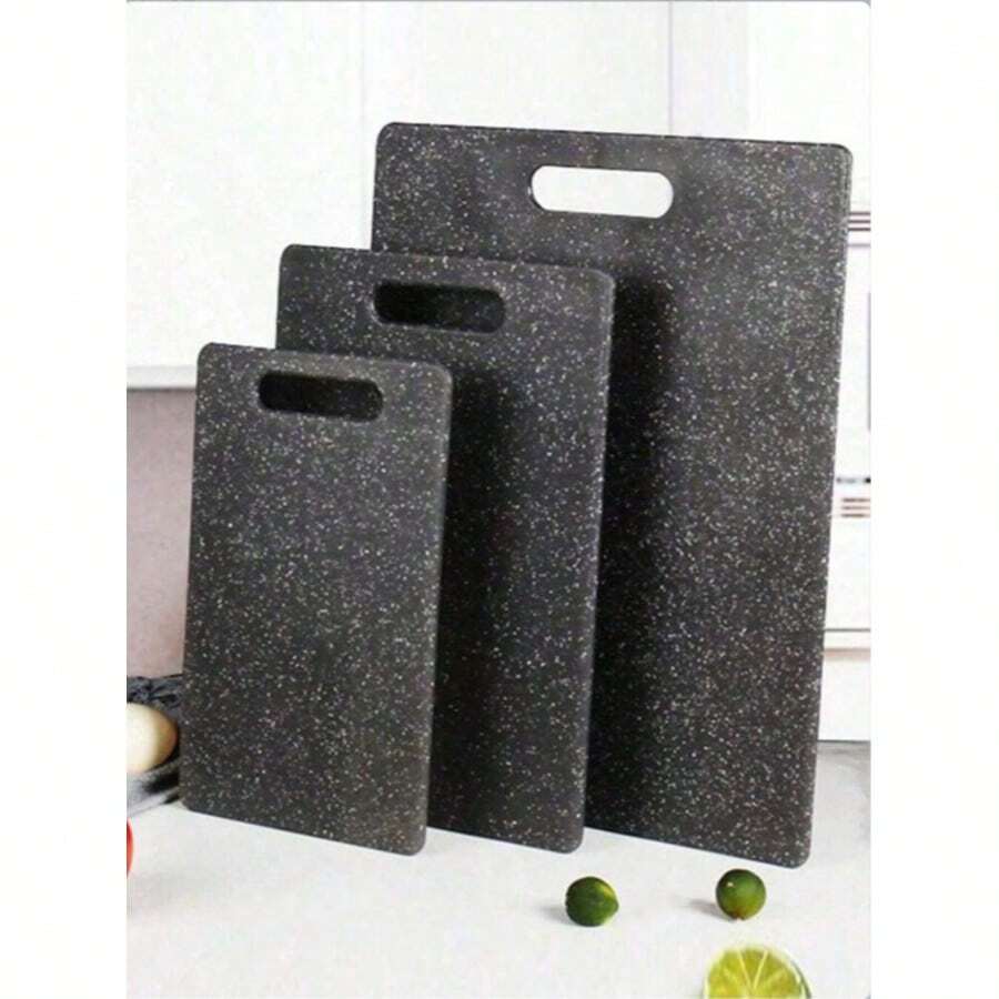 1/3pcs Marble Cutting Board Set, Household Fruit Chopping Board, Children's Food Board, Separate Raw & Cooked Ingredients Board, Kitchen Food Prep Board