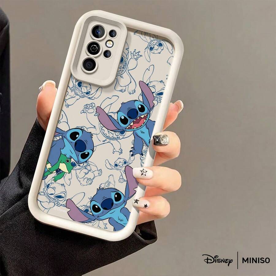 Miniso Disney Stitch Stitch & Frog All-Over Print Phone Case Suitable For Samsung Galaxy S25 Ultra/S25 Plus/S25/Galaxy S24 Ultra/S24 Plus/S24/S24 FE/S23 Ultra/S23 FE/S22Ultra/S22 Plus/S22/S21 Ultra/S21 Plus/S21/S21 FE/A13/A14/A15/A16/A17/A33/A34/A35/A36/A52/A53/A54/Galaxy Note20Ultra/Galaxy Note20 Galaxy S25 Case Galaxy S25 Case Galaxy S25 Ultra Case Plus Stocking Stuffers The Girlfriend - trắng - Xem 1