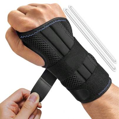Wrist Brace For Carpal Tunnel Relief Night Support Maximum Support Hand Brace With 3 Stays For Women Men Adjustable Wrist Support Splint For Right Left Hands