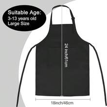 1/2/3 Pcs Kids Apron With 2 Pockets, Adjustable, Suitable For Cooking, Baking, Painting, Crafts, Barbecue And Other Activities, Children Apron, Painting Apron - Multicolor - View 8