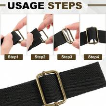 25pcs 1 Inch Metal Rectangular Adjustable Webbing Sliders, Suitable For Wallets, Buckles, Straps, Backpacks, Pet Leashes, Leather Crafts - One Size - View 4