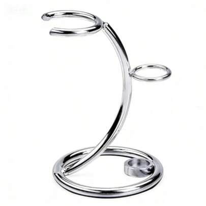 Men Shaving Brush Holder Stainless Steel Razor Stand Holder Safety Razors For Beard Cleaning Barbershop Shaver Rack Shaving Tool