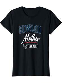 Howard HU HBCU Mother-Shirt - màu đen - Xem 3