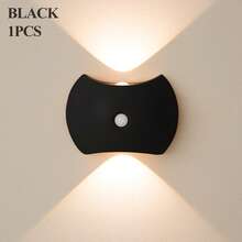 Creative LED Motion Sensor Wall Light, USB Rechargeable Wireless Battery Powered LED Night Light, Suitable For Corridor/Bedroom/Bathroom, Bedside Table, Desk, Wardrobe, Home Decor, Living Room - 多色 - 查看 17