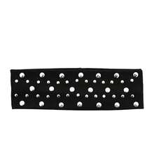 1 Pc Studded Rivet Athletic Headband For Women, Biker Punk Style, Music Festival Concert Wear - Multicolor - View 5