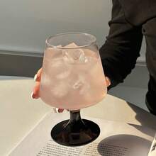 4pcs Black Stem Glassware, High-End Juice/Soda/Cocktail Glasses For Home Use - Black - View 11