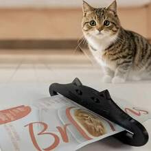 4pcs Cat Food Squeezer Tool, Cat Food Dispenser, Portable Cat-Shaped Paste Squeezer, Ergonomic Handle Design, Durable Plastic Material, Easy To Use And Clean - 4pcs Blue - View 8