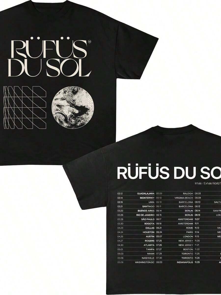 Rufus Du Sol 2026 Tour T-Shirt Rufus Du Sol Concert Vintage T-Shirt ...