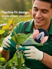 100 chiếc ống ghép cây, ống ghép silicon cho cây ăn quả, kẹp ghép linh hoạt 3-7.5mm, dụng cụ sửa chữa thân cây gãy cho cây ăn quả, cây trồng, hoa. - ống ghép - Xem 8