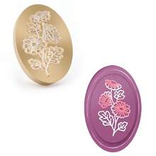 Copper Plant Pattern Wax Seal Stamp With Wooden Handle, Suitable For Wedding And Birthday Invitations, Gift Packaging - A - View 18