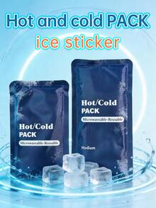 1pc Reusable Cold/Hot Therapy Compress, 1/2pc Body Cooling Ice Pack, Eye Mask, Cold/Hot Therapy Bag, Suitable For Hand And Foot Massage And Relaxation - A - View 2