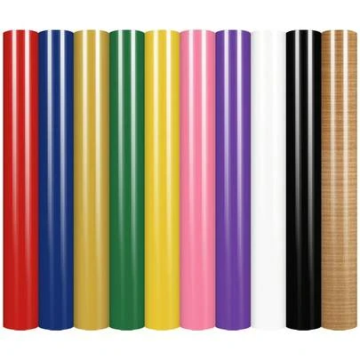 10pcs/Set 12"X10" High Saturation Industrial Color Style Heat Transfer Printing Patches, Suitable For T-Shirts, Bags, Easy To Cut And Iron-On, Applicable To Most Cutting Machines For DIY Clothing