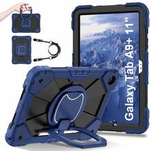 1pc 3-In-1 Anti-Drop Design, Adjustable Shoulder Strap, PC+Silicone Material, 360° Rotatable Handgrip Stand, Sturdy Protective Case Suitable Compatible With Ipad 11th (A16) 2025, 10th 2022, Galaxy Tab A11+ 2025/A9 Plus, Fashionable And Ideal For Gifts And Awards. - Multicolor - View 96
