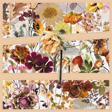 50张透明复古花卉植物贴纸，防水贴纸，适用于笔记本电脑、滑板、水瓶等。剪贴簿用品文具趣味贴纸，Kindle适用。 - A - 查看 6