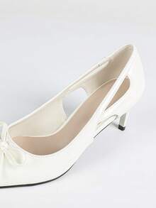 Women's Fashion Bow Outdoor PU Leather Knotted Sandals, Spring/Summer - Chantilly - View 8