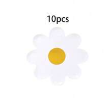 Bộ 10/20/50 đĩa giấy hình hoa cúc, đĩa dùng một lần hình hoa phong cách Bohemian 7"/9" cho tiệc thập niên 70, sinh nhật mùa xuân, tiệc mừng em bé, đám cưới, đồ dùng tiệc tùng, đĩa tráng miệng in hình sáng tạo. - Xem 11