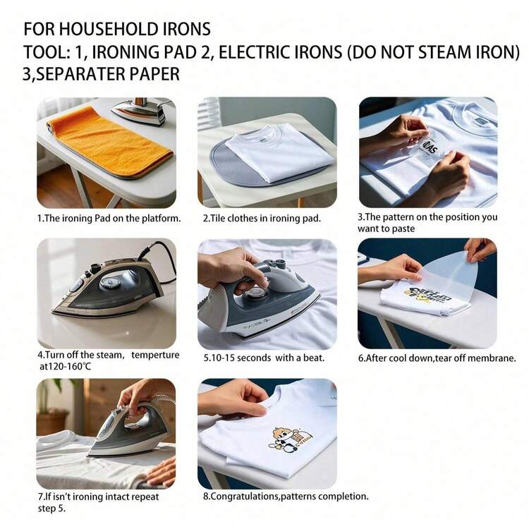 1pc/2pcs/3pcs Skull Teacher Blackboard Math Problem Heat Transfer Stickers, Suitable For DIY T-Shirts, Jeans, Pillows, Backpacks, Hats And Sofa Covers, Waterproof, Fade-Resistant, Durable Plastic Stickers, Funny Pattern, Textile Decoration, Clothing Embellishment, Crafts Hobby - L - View 8