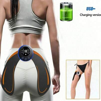 AXH. Rechargeable Remote Control Buttocks Massager, Smart Buttocks Beauty Device, Buttocks Lifting Fitness Patch, Slouchy Home Buttocks Shaping Training Equipment
