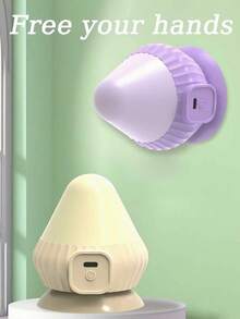 新款USB充电式电动吸盘筋膜球按摩器，带吸盘附件的振动足背肌肉放松按摩器，多级振动，缓解肌肉酸痛 - 彩色 - 查看 1