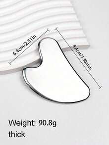 2pcs Heart & Triangle Shaped Gua Sha Tools, Fashion Face Massage & Sculpting Instrument For Face & Body, Promote Lymphatic Drainage, Jawline Shaping, Ideal Skincare Gift - A - View 10