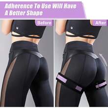 2 Pieces For Exercising Buttocks, Squatting, Thighs, Arms, BRF Straps, Bite Resistance Straps For Gaining Muscles Without Lifting Weights, Quick Release Elastic Straps, Gym Accessories, Sports, Home Exercises, Sports Accessories, Gym Accessories, Crossover Accessories - Multicolor - View 5