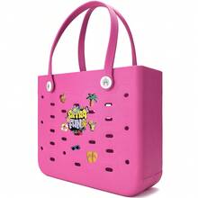 This Extra-Large Capacity EVA Women's Fashion Beach Bag Is A Multi-Functional, Lightweight, And Durable EVA Tote Bag Available In Multiple Colors And Sizes. It's A Casual Shopping Bag, EVA Tote Bag, EVA Shoulder/Handbag Tote Beach Bag, Suitable For Shopping, Travel, Beach, Pool, Camping, And Vacations. - Multicolor - View 20