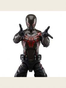 Hasbro 致敬他的传承！迈尔斯·莫拉莱斯波多黎各战队传奇系列 6 英寸可动人偶，还原游戏细节，附赠 5 件配件 - 彩色 - 查看 5