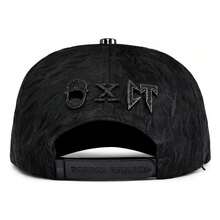 Gorra estilo barbas hats rockstar total black calidad premium con interior satinado en color negro chip nfc incluido pines incluidos unisex para hombre o mujer - Negro - Ver 4