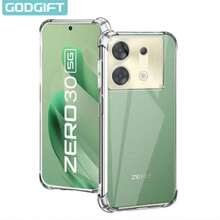 3-In-1 Protective Case Set For Zero 30 5G Smartphone: Transparent Anti-Drop Phone Case + 9H Hardness Tempered Glass Screen Protector + 3 Pcs Camera Lens Film, Easy Installation, Suitable For Gaming - Clear - View 2