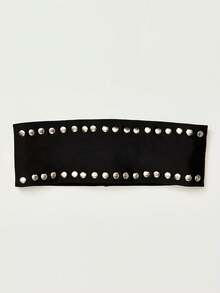 1pc Fashion Punk Headband, Gothic Style Hair Accessory For Women, Soft Non-Slip Elastic Hollow Out Design, Suitable For Beach, Holiday, Yoga, Daily Wear Fashion Hair Bands Summer Outfits,Festival,Party - Multicolor - View 10