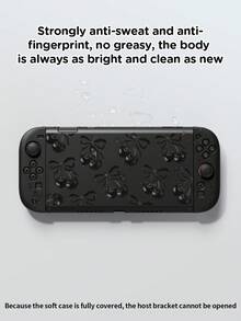 1pc Black Cherry Pattern Protective Case, Storage Bag Accessories Compatible With Nintendo Switch 2 (2025), Switch OLED, Switch NS, Best Gift For Switch Players - Multicolor - View 6