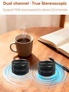 Nebunovo Bone Conduction Buzzer Bluetooth Speaker, Turns Any Object With Space Into A Speaker. Humbird Wireless Portable Subwoofer Sound Travel Speaker - Multicolor - View 7