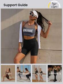 Essential High-Waisted Yoga Shorts - Versatile 1/2/3-Piece With Side Pockets | Stretchy Slim-Fit For Casual Wear, Travel & Light Exercise - 2pcs(black) - 查看 10