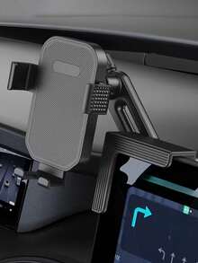 Dudukan Layar Tengah Stabil 3 Titik yang Dapat Diatur 360°, Cocok untuk Tesla Y/3, Kompatibel dengan Perangkat hingga Ketebalan 1,06 Inci, Layar Ponsel Vertikal atau Horizontal - A - View 7