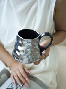 1pc Luxury High-End Ceramic Mug With Handle, Suitable For Coffee, Milk, Hot Chocolate, Latte, Juice, Tea At Home, Office, Restaurant, Holiday Gift, Valentine's Day, Ramadan, Easter - Swan-shaped Porcelain Stem Cup - View 3