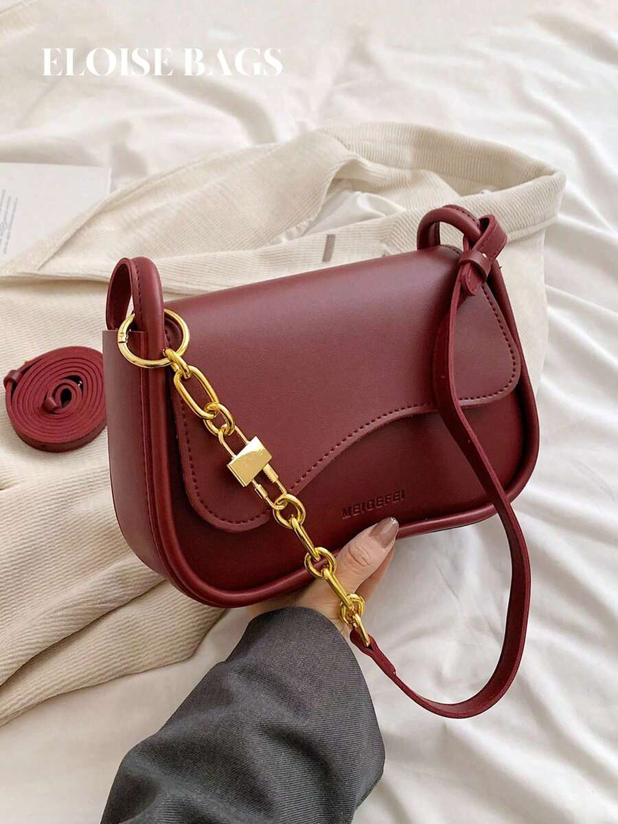 2025 Fashionable Versatile Shoulder & Crossbody Bag For Women - Burgundy - View 1