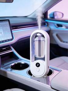 1 Stück Neuer Automatischer Ätherisches Öl Diffuser, 5 Betriebsmodi Leiser Zerstäubungsdiffuser mit Aromatherapie-Funktion, Wandmontage für Auto/Zuhause/Schlafzimmer/Badezimmer Luftreinigung - Oval - Übersicht 9