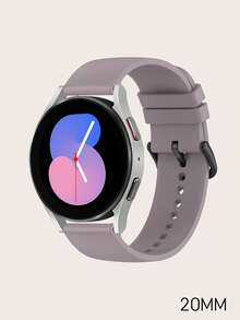 1pc 20mm / 22mm Plain Silicone Quick Release Watch Strap Compatible With Samsung Galaxy Watch 7/6/5/4,/ Vivoactive,Venu Unisex Smartwatch Accessories - Mouldless - View 13