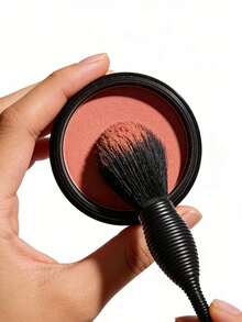 1pc NARS Mini Blush Brush, Multi-Function Makeup Brush, Suitable For Blending Powder Blush, Also For Other Uses, Lightweight And Compact - 白色 - 查看 3
