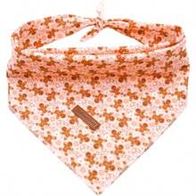 Dog Bandana 1 Pack Washable Soft Cotton Christmas Bibs Scarf Adjustable Kerchief Square Dog Bandanas For Large Dogs Pink Bandanas - Large Pack Of 1 - View 1
