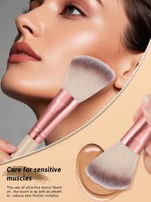 51-Piece Makeup Sponge & Brush Set, Including Brush Cleaner Bowl, Hair Band, And Facial Cleansing Puff – Complete Tool Kit For Loose Powder, Concealer, And Moisturizer; Professional Face And Eye Makeup Tools - Multicolor - View 6